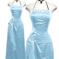 Neckholder-Ballkleid, langes formelles Abendkleid, fg7498