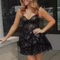 Gorgeous Off-Shoulder Strapless A-line Short Mini Homecoming Dress      fg7732