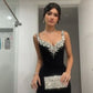 Black Mermaid Sexy Long Formal Dress Evening Party Dresses  fg7763