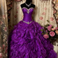 Robe de bal vintage longue sans bretelles, coupe trapèze, fg8042