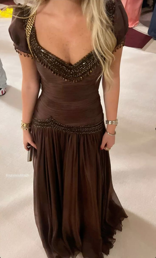 Beading Elegant Long Prom Dress 21st Birthday Outfit fg8232