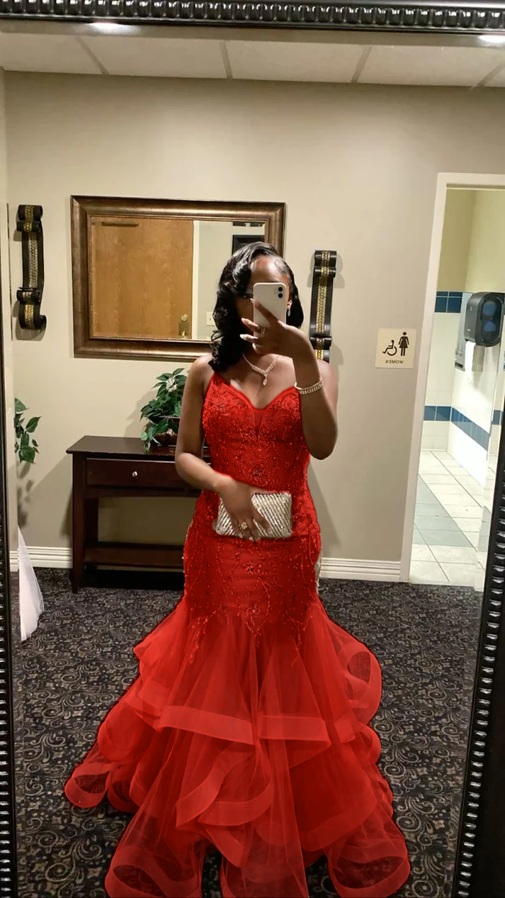 Robe de soirée longue sirène colorée à paillettes, tenue de remise de diplôme fg8362