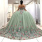 Prom Dresses 3d Flower Applique Prom Dresses Junior Pageant Dresses Sweet 16 Ball Gown      fg4310