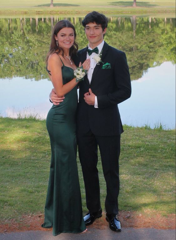 Green Long Mermaid Prom Dresses Formal Evening Gowns      fg3170