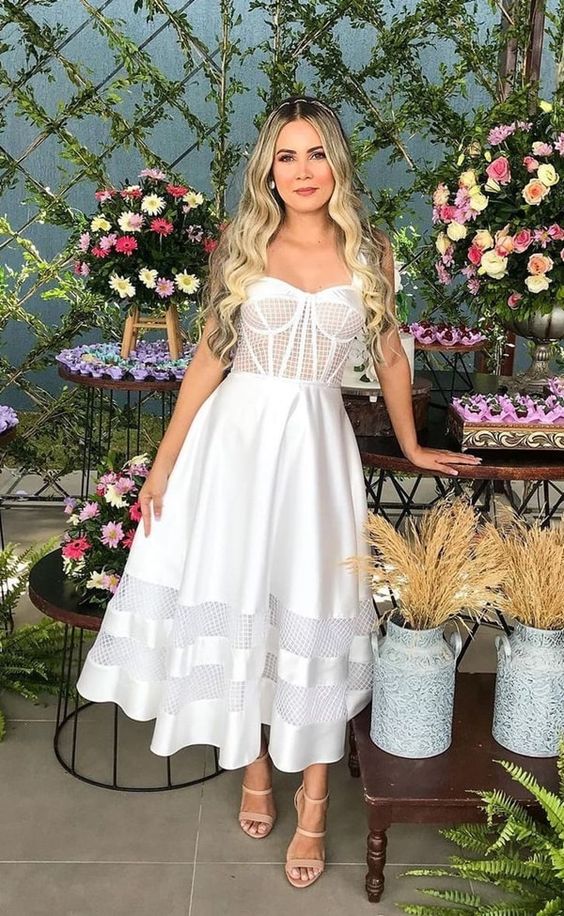 Fashion Prom Dresses White Sexy Prom Dress   fg2836