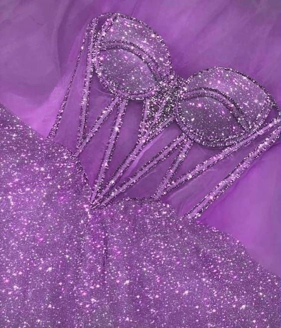 Sexy Sleeveless Purple Party Dresses, Prom Dress    fg2506