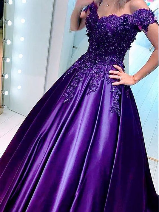 Purple Prom Dress Long Evening Gown Graduation Party Dress Formal Dress For Prom     fg2265