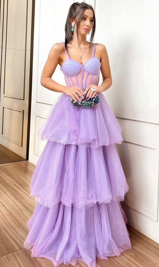 Purple Prom Dresses Long Evening Dresses      fg2152