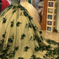 Green quinceañera dress Ball Gown Prom Dresses Evening Gown    fg2867