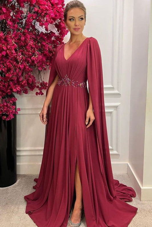 Burgundy Prom Dresses, Formal Evening Dresses    fg1730