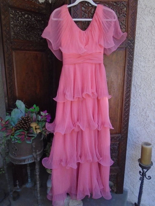 Pink Prom Dress Women Sexy Dresses Elegant Party Dress     fg1964