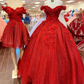 Red Ball Gown Prom Dresses Long Sexy Prom Dress   fg2777