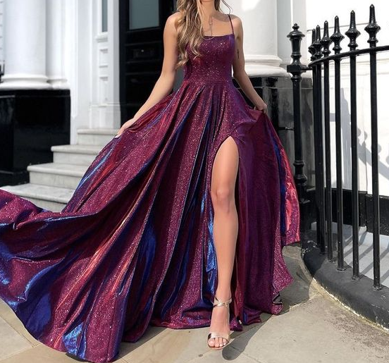 New 2023 Sexy Ladies Prom Evening Dress Side Slit Formal Party prom dress     fg3048