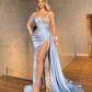 Evening Dresses See Through Dress Formal Evening Sweep / Brush Train Long Sleeve Prom Dresses    fg620