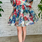 Rose Mini Dress Unique short Homecoming Dress      fg692